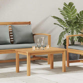Coffee Table Brown 27.56 x 15.75 x 14.17 in Solid Teak Wood