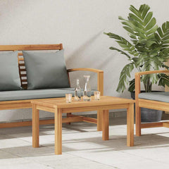 Coffee Table Brown 27.56 x 15.75 x 14.17 in Solid Teak Wood