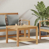 Coffee Table Brown 23.62 x 23.62 x 17.72 in Solid Teak Wood