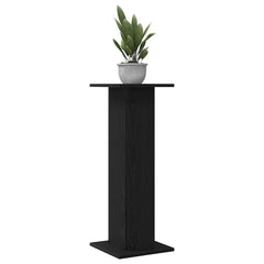 Plant Stand 2 pcs Black Oak 11.81 x 11.81 x 31.50 in