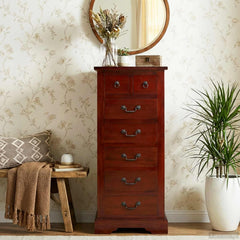 Chest of Drawers with Drawer Brown 17.72 x 13.78 x 39.57 in