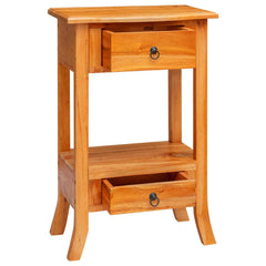 Console Table with Drawer Natural 19.88 x 11.81 x 29.72 in