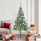 Artificial Christmas Tree Green 70.87 in PVC and Steel