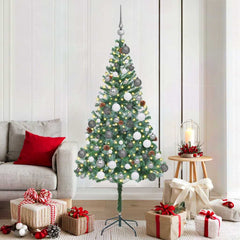 Artificial Christmas Tree Green 70.87 in PVC and Steel