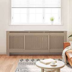 Radiator Cover 2 pcs Sonoma Oak 80.71 x 8.07 x 32.09 in