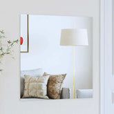 Wall Mirror Square 23.62 x 23.62 in Tempered Glass