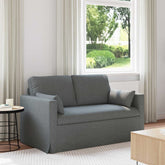 Sofa Dark Grey 54.72 x 30.71 x 31.50 in Fabric