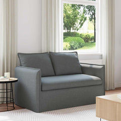 Sofa Dark Grey 53.54 x 32.28 x 33.46 in Fabric