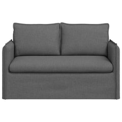Sofa Dark Grey 53.54 x 32.28 x 33.46 in Fabric