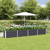 Planter Anthracite 125.98 x 15.75 x 17.72 in Steel