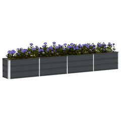 Planter Anthracite 125.98 x 15.75 x 17.72 in Steel