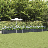 Planter Anthracite 303.15 x 19.69 x 17.72 in Galvanised Steel