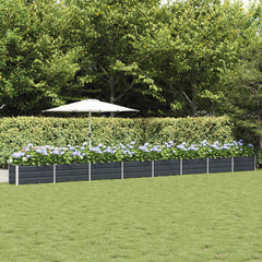 Planter Anthracite 303.15 x 19.69 x 17.72 in Galvanised Steel