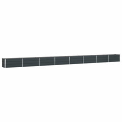 Planter Anthracite 303.15 x 19.69 x 17.72 in Galvanised Steel