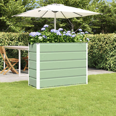 Planter Green 39.37 x 15.75 x 29.53 in Steel