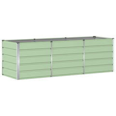 Planter Green 240 x 80 x 75 cm Steel