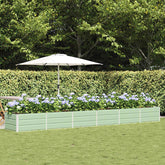 Planter Green 188.98 x 31.50 x 17.72 in Steel
