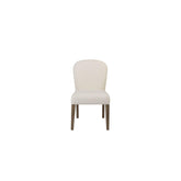 Aura Upholstered Chair - Cocoa/White Sand (Set of 2)
