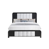 Legend Black and White Queen Bed