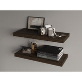 Hercules 31.5" Wide Floating Shelves Set Of 2, Shelves For Wall Decor For Bedroom, Bathroom Storage Shelves, Book Shelves For Living Room