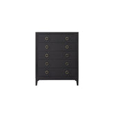 5 Drawer Chest in Peppercorn Finish