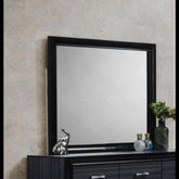 Asgard Black Finish Mirror