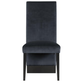 THESEUS BLACK DINING CHAIR SET OF 2