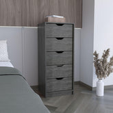 Utopia 5 Drawers Tall Dresser, Pull Out System