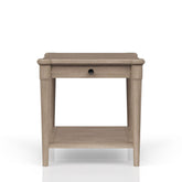 Genesis Finished End Table With Storage Drawer