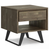 Athena - End Table - Distressed Grey