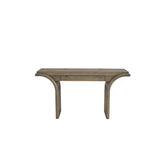 English Knotty Oak Waterfall Accent Desk