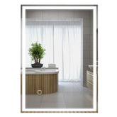 32" x 24" Bathroom Mirror with LED Lights, Dimmable Makeup Mirror, Vanity Mirror with 3 Colors, Smart Touch