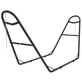 Hammock Stand, Portable Adjustable Steel Frame Hammock Stand, Weather Resistant, 10.3', 550 lbs. Capacity, Black