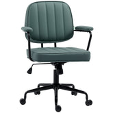 Home Office Chair with Adjustable Height and Tilt, Green