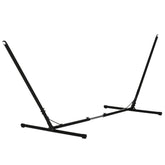 Universal Hammock Stand 10-13ft Adjustable Steel Stand Space-Saving and Portable Carrying for Indoor and Outdoor Use, Black