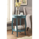 Elysium Teal Finish Accent Table