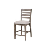 Mercury Side Dining Stool W/ Ladder Back (Set of 2)