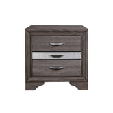 TALE SPARKLE GREY NIGHTSTAND