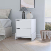 Symphony 2-Drawer Nightstand in White
