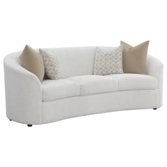 Avalon Latte 3-piece Sloped Arms Living Room Set