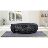 T3601-50 Oval Coffee Table Black