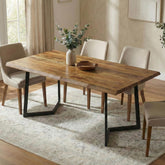 Zenith Dining Table in Light Brown