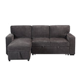 ASGARD DARK GREY PULL OUT SOFA BED