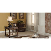 Summit Walnut Finish End Table