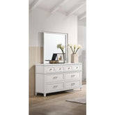 White 6 Drawer Dresser