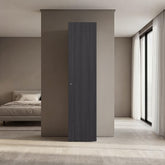 Home Linen Freestanding Tall Cabinet with Single Door and 4 Horizontal Storage Shelves, Cabinet for Bathroom, Bedroom or Laundry Room