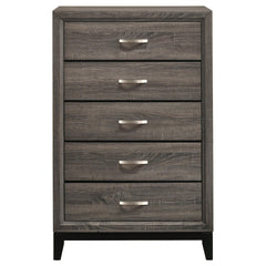 Artemis Grey Oak 5-Drawer Chest