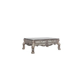 Chronos Vintage Bone White Finish Coffee Table