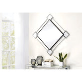 Display Mirrored & Chrome Finish Accent Mirror (Assembled)