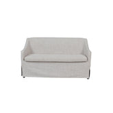 Aurora Covered Settee with Casters